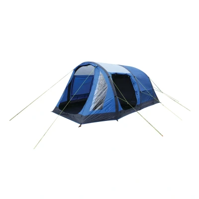 Image of Regatta Kolima 5 Man Inflatable Family Tent Laser Blue Ebony Grey, Size: One Size