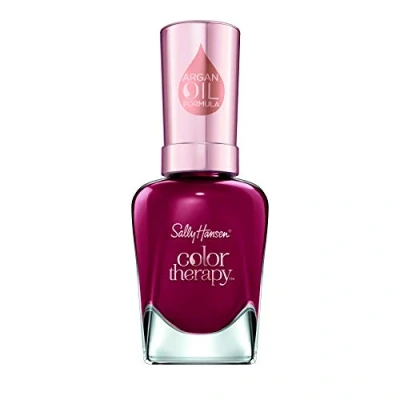 Image of Sally Hansen Colour Therapy Nail Polish 375 Berry Bliss Red 14.7 ml