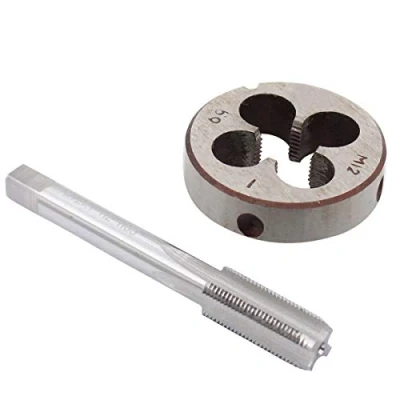 Image of ApplianPar 12mm x 1 Metric Right Hand Round Die Machine Thread and Plug Tap M12 1mm Pitch