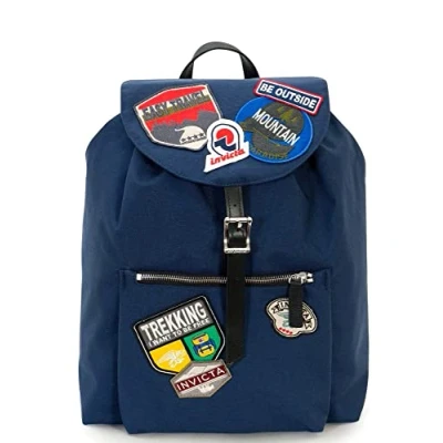 Image of Invicta Alpino Heritage Patch Laptop Backpack (Mood Indigo)