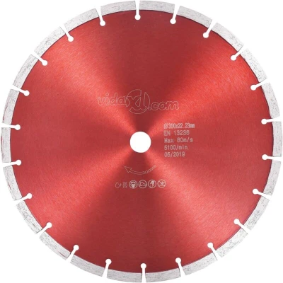 Image of vidaXL Diamond Cutting Disc Steel 300 mm