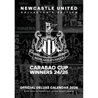 Image of Newcastle United FC Collector&#039;s Edition A3 Calendar 2026