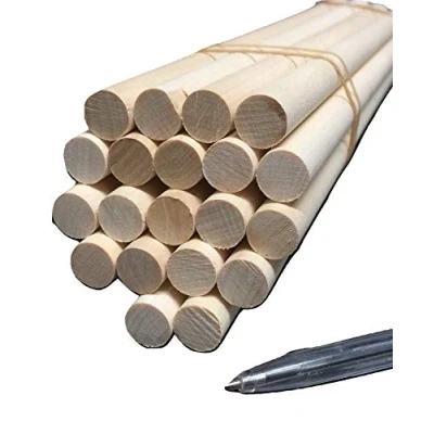 Image of Trustleaf 16mm x 200mm Birch Hardwood Wooden Craft Sticks/Dowels Seconds (1 Dowel)