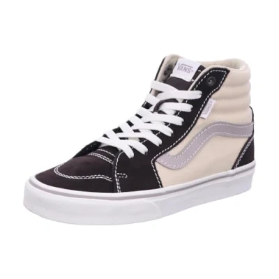 Image of Vans Women&#039;s Filmore Hi Sneaker, Outdoor Coffee/Marshmallow, 4 UK