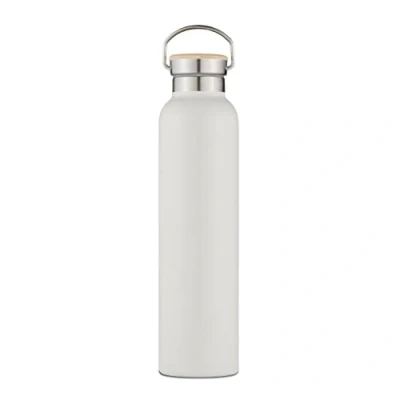 Image of Tower 750ml Stainless Steel Bottle with Bamboo Lid Stone