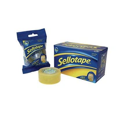 Image of Sellotape 1443254 Golden Original 24mmx33m Pk6
