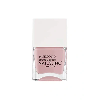 Image of Nails.INC 45 Second Speedy Gloss Nail Polish, Quick Drying and Long Lasting Color, Formulated to Strengthen Nails Extend Wear Time, Cruelty Free, Vegan, Kings Cross Keeps Cool