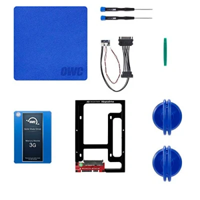 Image of OWC 1.0TB 3G SSD and HDD DIY Complete Bundle Upgrade Kit for Late 2009 2010 iMacs (OWCKITIM09HE1TB)