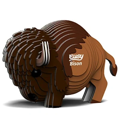 Image of EUGY Eco Friendly 3D Paper Puzzle (Bison)