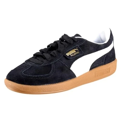 Image of Puma Palermo Unisex Trainers, Size: 43, Black/white shoes