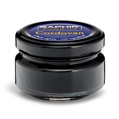 Image of Saphir Cream Cordovan pferdelederpflege Black 50ml