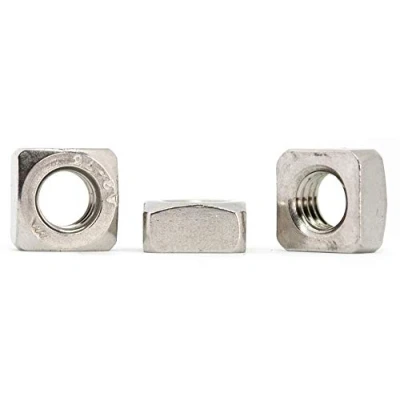 Image of M10 (10mm Ø) Square Nuts A2 Stainless Steel Flat (Pack of 20)
