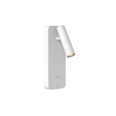 Image of Enna Surface USB A+C Matt White Reading Light Astro