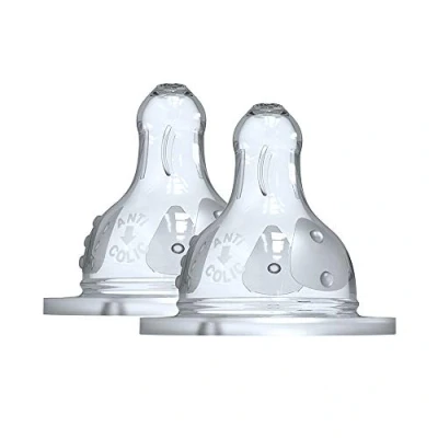 Image of Dodie Anti Colic Round Teat, Initiation+, 0 6 Months, Flow Rate 2