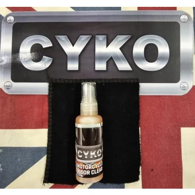 Image of CYKO Bike Helmet Cleaning Kit Streak Free Visor and Cleaner