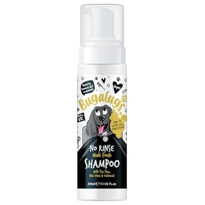Image of BUGALUGS Dog Shampoo For Itchy Skin, Medi Fresh Natural Safe Sensitive Formula Soothing Skin Cooling Irritation and anti itch