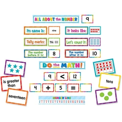 Image of Teacher Created Resources Numbers, Counting &amp; More Pocket Chart Cards (TCR20847)