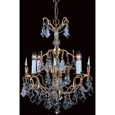 Image of Montmartre French Gold 4 Arm Chandelier