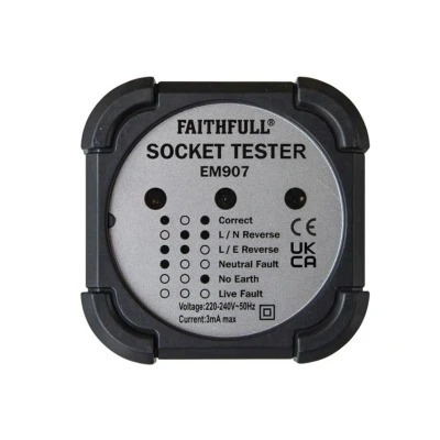 Image of Faithfull Socket Polarity Tester FAIDETSOC