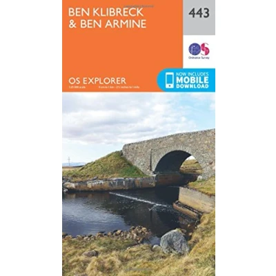 Image of Explorer 443 Ben Klibreck &amp; Armine Map With Digital Version