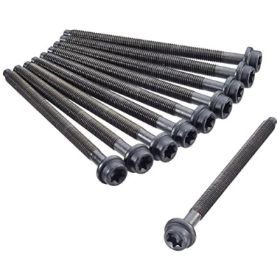 Image of 1102783x10 Cylinder Head Bolt Kit AJUSA 81017400 10 FORD: FIESTA 6, FOCUS 3, 5, VOLVO: V40 Hatchback, V50, S40 II