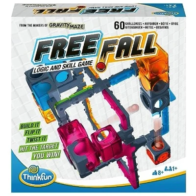 Image of ThinkFun 76548 Free Fall Schwerkraft auf einem neuen Level! Logikspiel für Mädchen und Jungen ab 8 Jahren. von den Machern Gravity Maze.: Das