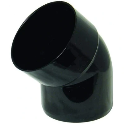 Image of FLOPLAST 110mm Ring Seal Soil Offset Bottom Bend Black