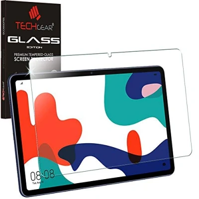 Image of TECHGEAR Glass Edition Screen Protector for Huawei MatePad 10.4, Genuine Tempered [9H Toughness] [HD Clarity] [Scratch Resistant] [No Bubble]