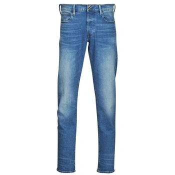 Image of G Star Raw 3301 REGULAR Tapered men&#039;s jeans in Blue