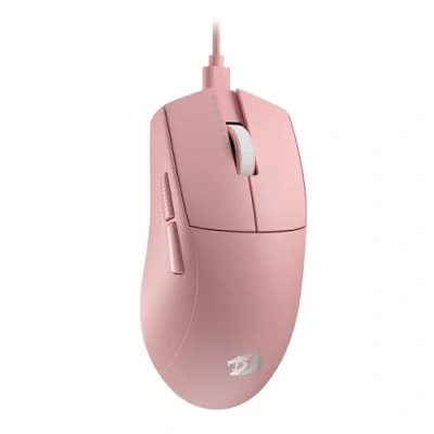 Image of Redragon M724 Wired Gaming Mouse, 42G Ultra Light 12,400 Max DPI Optical Mouse with 5 Programmable Buttons, Ergonomic Natural Grip Build, Software Supports DIY Keybinds &amp; DPI, Pink