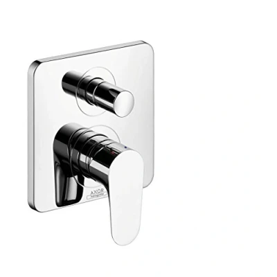 Image of Hansgrohe Citterio M Colour Set for Flush Mounted Bath Tap Lever on Rose Chrome, 34425000