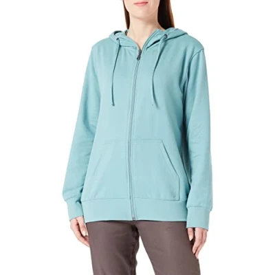 Image of Trigema Women&#039;s 577907 Hooded Sweatshirt, Sea Grass, S