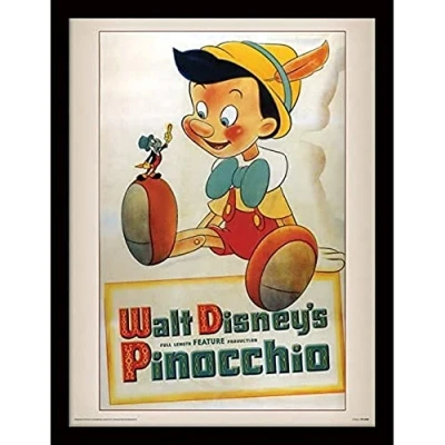 Image of Disney Pinocchio (Conscience) 30x40 cm Framed Print