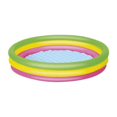 Image of Bestway Summer Set Paddling Pool Swimming Toys, Water Inflatable Baby, Kids for Outdoors, Multiple Sizes, 60 Inch