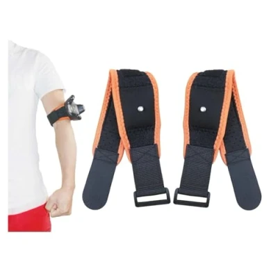Image of Jadery VR Tracker Straps Eblow, for Vive Ultimate Tracker, Tundra Full Body Tracking Belt (New Model 2024), 橘色