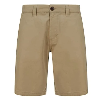 Image of Tokyo Laundry Men&#039;s Elvio Cotton Twill Chino Shorts Stone