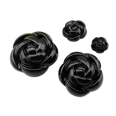 Image of 10 Pcs Rose Shape Resin Buttons Set Basic Button for Sewing Crafting Accessories