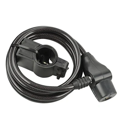 Image of fischer Spiral Lock Length 180 cm Diameter 8 mm, unisex_adult, 85849, Black,