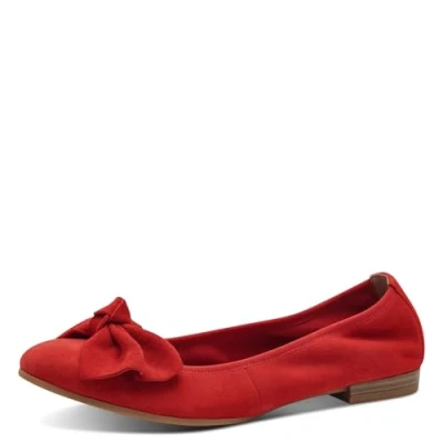 Image of Tamaris Women&#039;s 1 22141 44 Ballerina, red, 6 UK