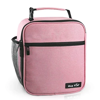 Image of Hap Tim Insulated Lunch Bag for Adults &amp; Kids, 6.5L Cool Girls Box Girl Women, Tough Spacious Cooler Bento Boxes (Pink UK 18654 PK)