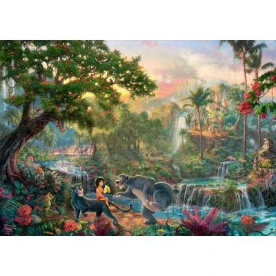 Image of Schmidt Spiele Thomas Kinkade: Disney The Jungle Book Jigsaw Puzzle (1000Pc)