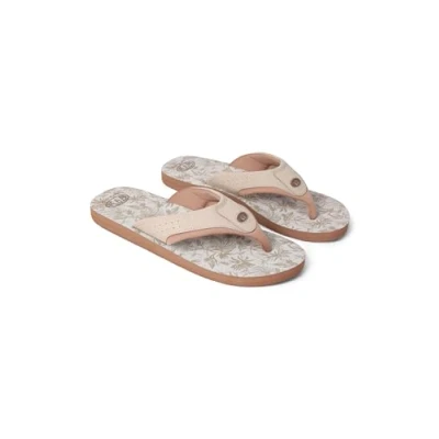 Image of Animal Jekyl Mens Flip Flops Slip on, Lightweight &amp; Comfortable Footwear with Soft Padded upper Straps Best for Spring Summer Outdoors Tan Adult Shoe Size 7
