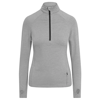 Image of AWDis Womens Cool Flex 1/2 Zip Top Silver