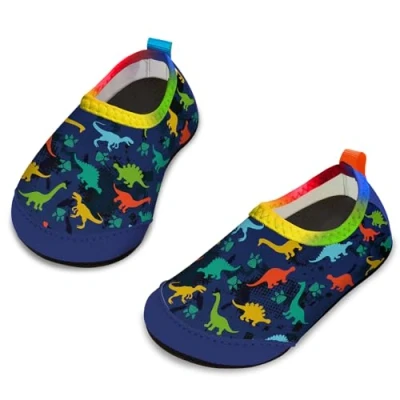 Image of Yorgou Baby Boys Girls Water Shoes Toddler Beach Barefoot Aqua Socks Non Slip for Pool