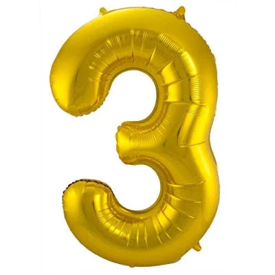 Image of Folat 8714572631839 Foil Balloon, Gold, 86cm