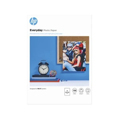 Image of HP Everyday Photo Paper, Glossy, 200 g/m2, A4 (210 x 297 mm), 100 sheets