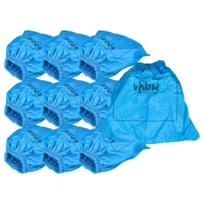 Image of vhbw 10 x Textile Filters Compatible with Lidl Parkside PNTS 1500 B3 IAN 275083 Vacuum Cleaner, Wet/Dry Cloth Bag, Washable, Blue