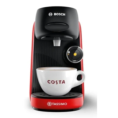Image of Bosch TAS16B3GB Tassimo Finesse by Hot Drinks Machine Red