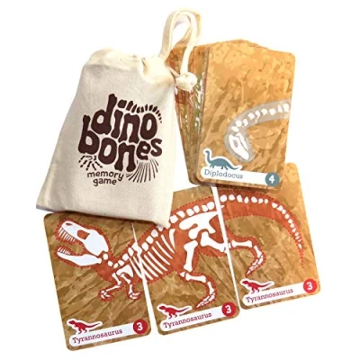 Image of Hillcrest Games Dino Bones Dinosaur Memory Game