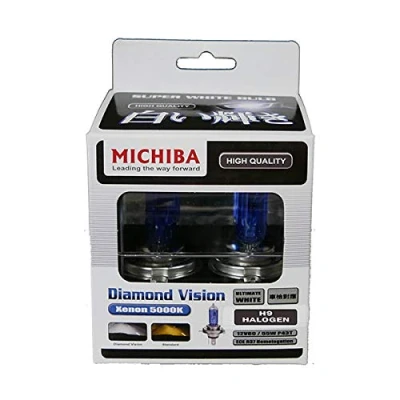 Image of Michiba H9 Diamond Vision Super White 12V Headlight Bulb (4200K, 55W)